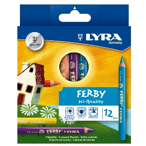 Lápiz de color LYRA FERBY, caja de 12