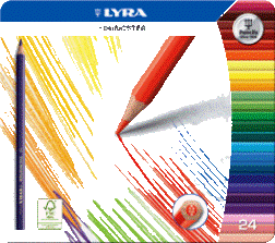Lápiz de color LYRA YOUNGSTER, caja de 24