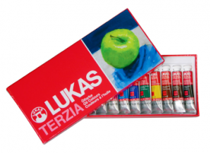 Oleo LUKAS TERZIA, set de 12 tubos de 12ml