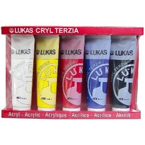 Acrílico LUKAS TERZIA, set d/5 básicos