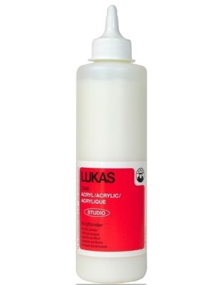 Acrylic LUKAS STUDIO binder, bote 500ml