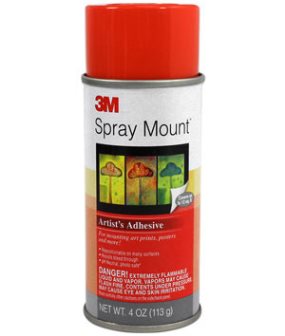 Adhesivo SPRAY MOUNT 3M 4 oz.