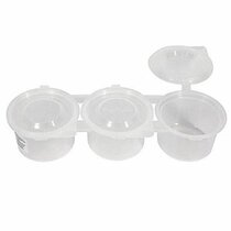 Depósitos plásticos, set de 3 x 75ml