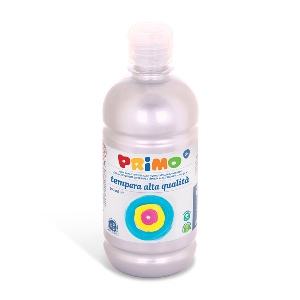 Témpera líquida PRIMO 500ml, plata