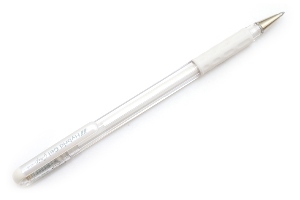 Bolígrafo PENTEL HYBRID GEL GRIP blanco