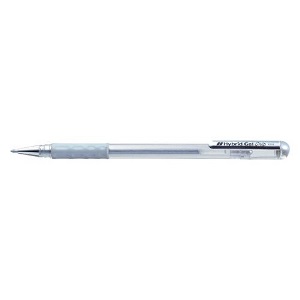 Bolígrafo PENTEL HYBRID GEL GRIP platead