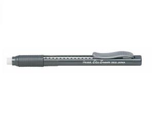 Borrador tipo pluma PENTEL CLIC gris