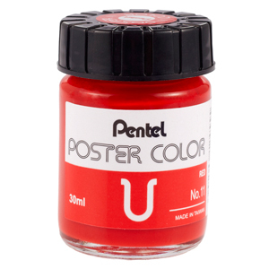 Témpera PENTEL 30ml rojo