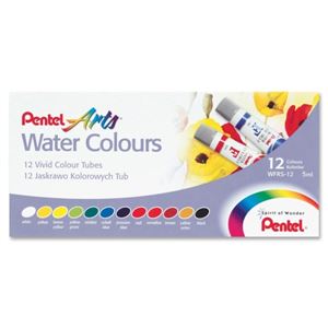 Acuarela PENTEL ARTS, set de 12 tubos