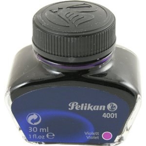Tinta PELIKAN 4001 violeta, frasco 30 ml