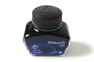 Tinta PELIKAN 4001 turquesa, frasco 30ml