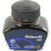 Tinta PELIKAN 4001 café, frasco 30ml