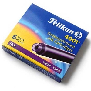 Tinta PELIKAN 4001 violeta, cartucho