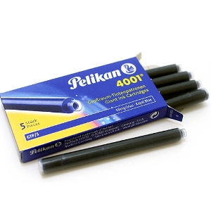 Tinta PELIKAN 4001 azul real, cartucho grande