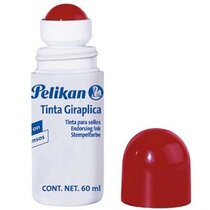 Tinta para almohadilla PELIKAN roja