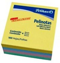 Notas adhesivas PELIKAN, cubo 3x3" paste