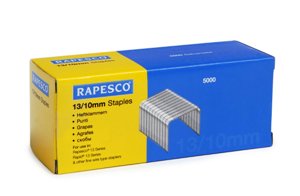Grapas de 13/10mm RAPESCO, caja de 5000