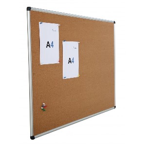 Pizarra d/corcho ROCADA alumini 90x120cm