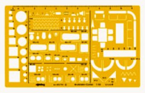 Plantilla de muebles escala 1:50  ROTRING