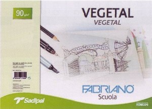 Papel vegetal FABRIANO 90g, paq. 12h A4