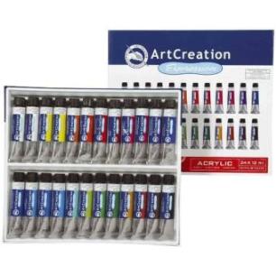 Acrílico TALENS ArtCreation, set de 24 tubos de 12ml