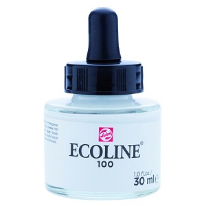 Acuarela líquida TALENS ECOLINE 30ml, blanco