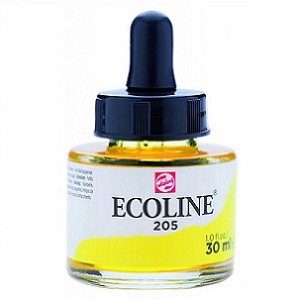 Acuarela líquida TALENS ECOLINE 30ml, amarillo limón