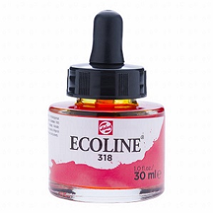 Acuarela líquida TALENS ECOLINE 30ml, carmín