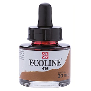 Acuarela líquida TALENS ECOLINE 30ml, sepia