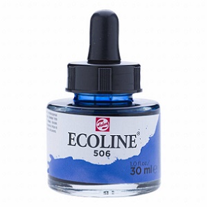 Acuarela líquida TALENS ECOLINE 30ml, azul ultramar