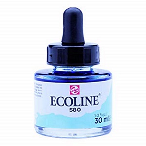 Acuarela líquida TALENS ECOLINE 30ml, azul pastel