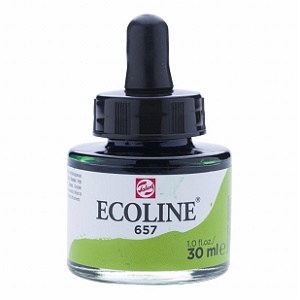 Acuarela líquida TALENS ECOLINE 30ml, verde bronce