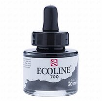 Acuarela líq TALENS ECOLINE 30ml, negro