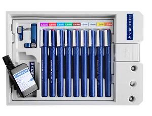 Rapidógrafo MARSMATIC set de 9 STAEDTLER