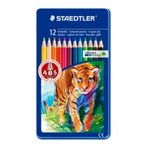 Lápiz de color STAEDTLER, caja de12 metal