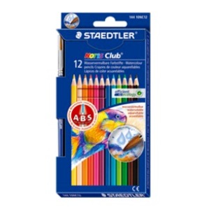 Lápiz acuarelable STAEDTLER NORIS caja de 12