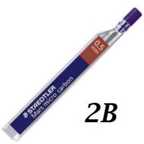 Minas 0.5 STAEDTLER 2B, tubo de 12