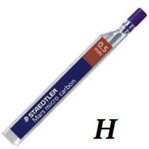 Minas 0.5 STAEDTLER H, tubo de 12