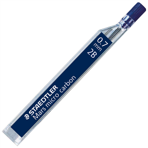 Minas 0.7 STAEDTLER 2B, tubo de 12