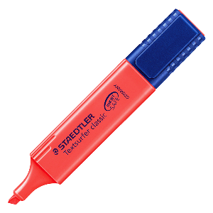 Resaltador de texto STAEDTLER rojo