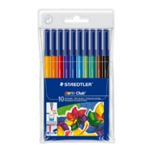 Plumones STAEDTLER NORIS CLUB, set de 10