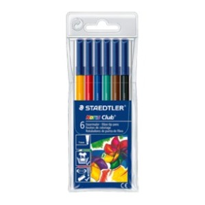 Plumones STAEDTLER NORIS CLUB, set de  6