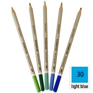 Lápiz acuarelable STAEDTLER azul claro