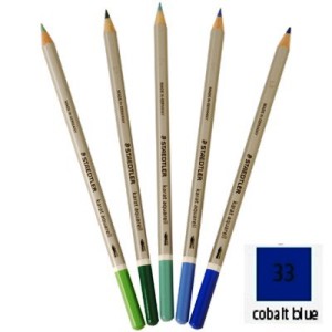 Lápiz acuarelable STAEDTLER azul cobalto