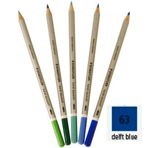 Lápiz acuarelable STAEDTLER azul delft