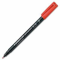 Rotulador pmte. p. fina LUMOCOLOR rojo