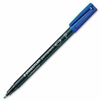 Rotulador pmte. p. fina LUMOCOLOR azul
