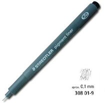 Rotulador PIGMENT LINER 0.1 negro