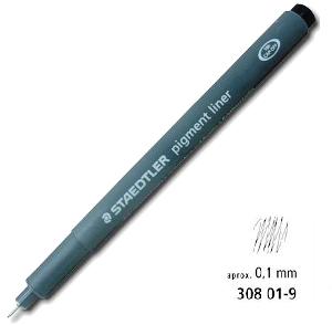 Rotulador PIGMENT LINER 0.1 negro