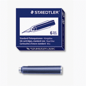 Tinta STAEDTLER azul real, cartucho